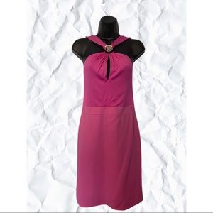 Versace halter dress. Fuchsia/pink size 44.